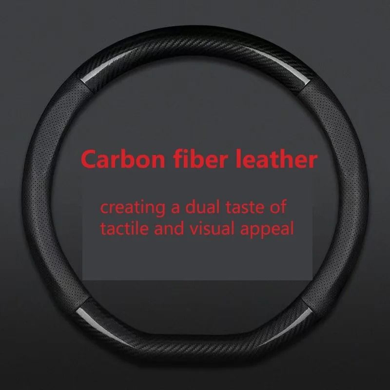 Carbon Fiber Performance Sport Steering Wheel Cover