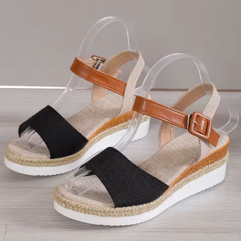 Women's Summer Wedge Sandals with Soft Sole and Elegant Design