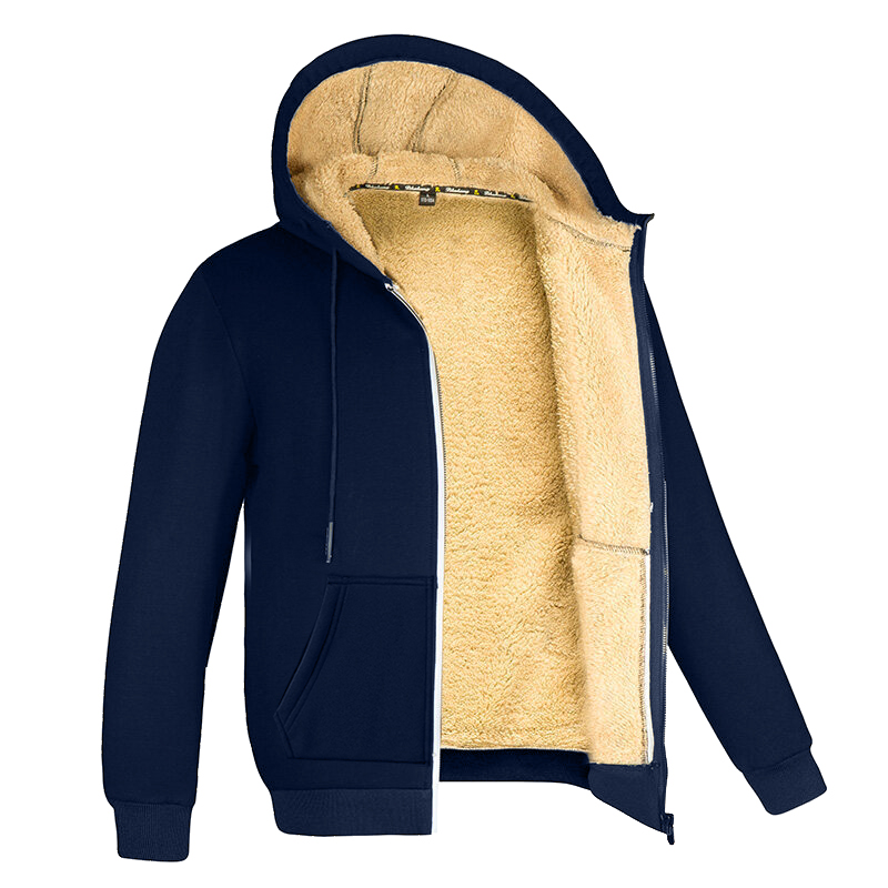 Warm Lambswool Coats for Winter Men & Women Hooded Jackets