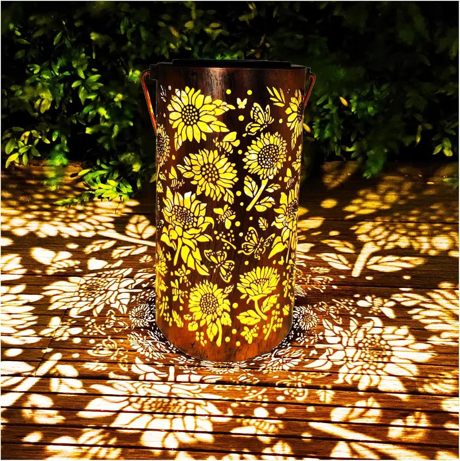 Sunflower Solar Garden Pathway Light
