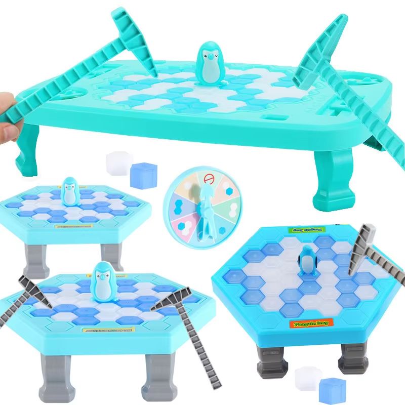 Save the Penguin Ice Break Table Game Family Puzzle Challenge with Spinner