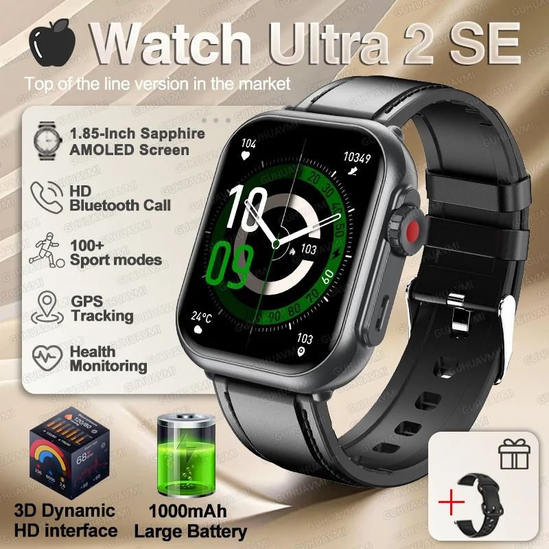 UltraSync AMOLED Smart Watch GPS Bluetooth Call Waterproof Fitness Watch