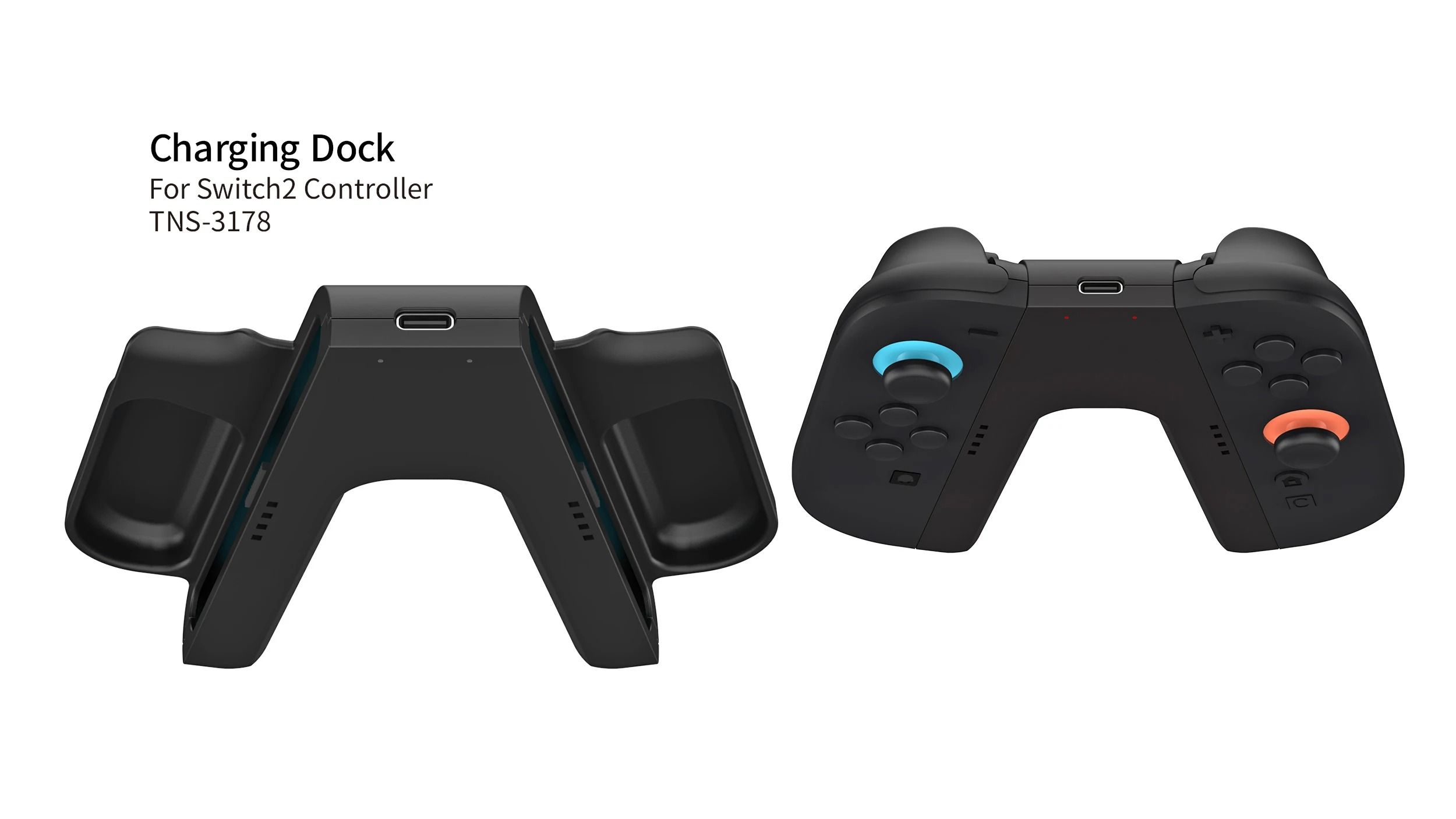 Nintendo Switch 2 Joycon Charging Grip Controller Handle Charging Dock Station