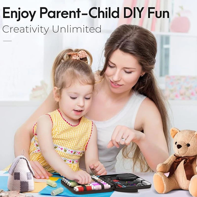 Complete Beginner Sewing Kit with Needle and Thread for Home Repairs