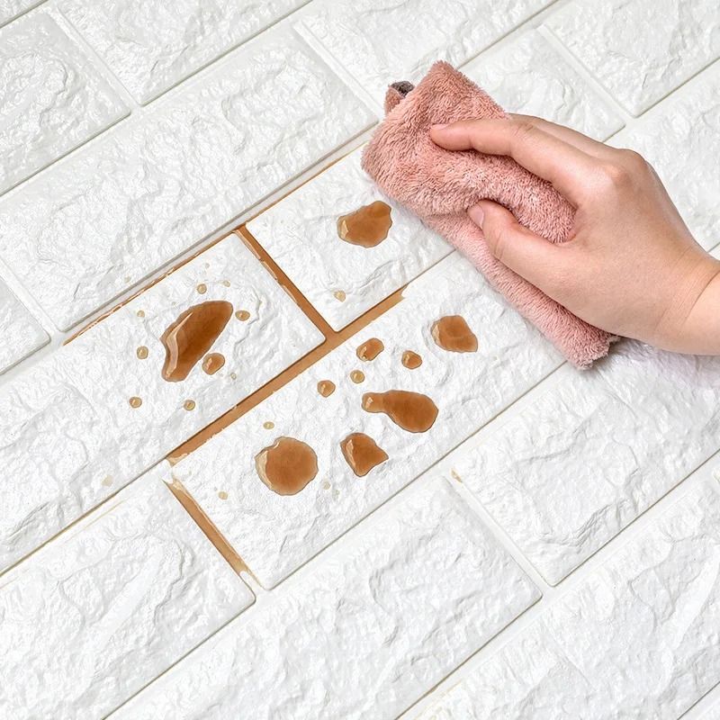 3D Brick Wall Sticker Self Adhesive Foam Panels Peel and Stick Wallpaper Set