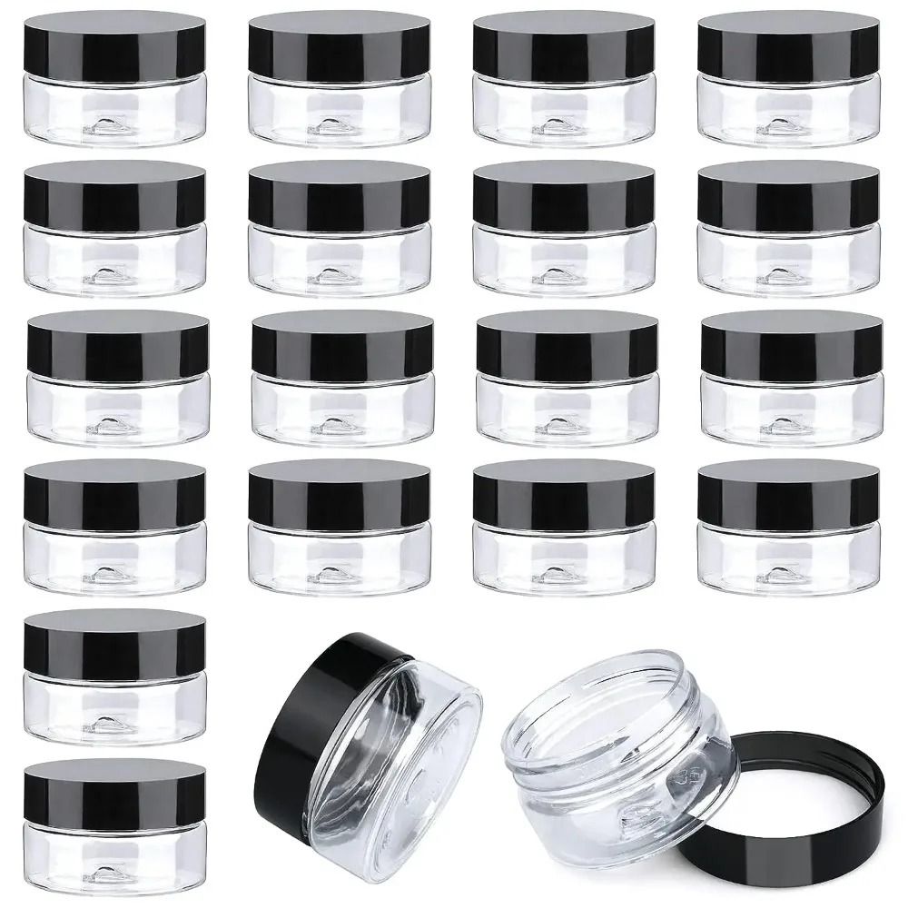 Travel Cosmetic Jar Set for Creams and Lotions