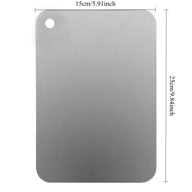 Stainless Steel Cutting Board Antibacterial Kitchen Prep Board