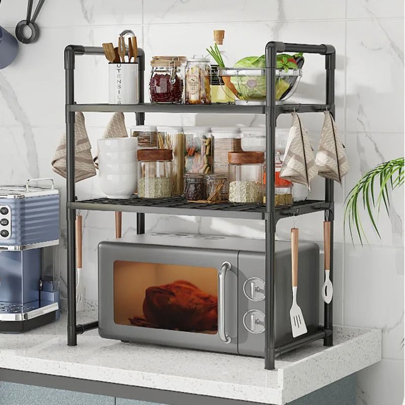 Kitchen Storage Rack Microwave Shelf Organizer