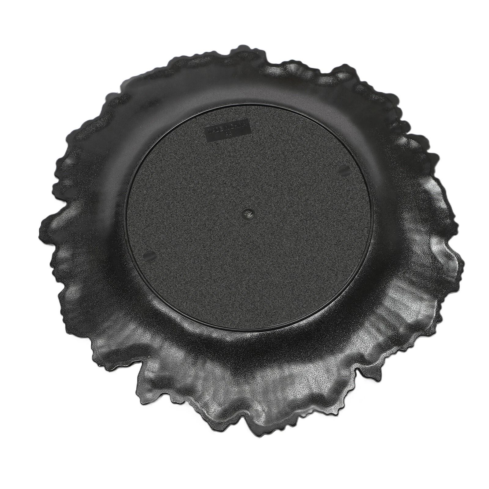Round Plastic Reef Plates, Modern Charger Plates, Dinner Plates