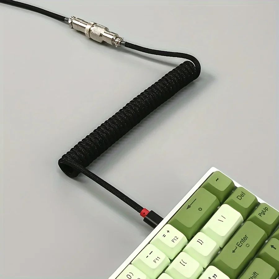 Coiled Mechanical Keyboard Gaming Cable
