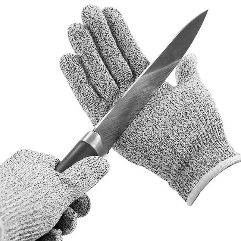 Level 5 Safety Protection Anti-Cut Gloves Cut-Proof and Stab-Resistant Metal Mesh Butcher Gloves