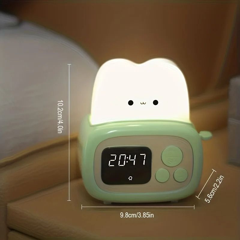Time Bread Maker Toaster Alarm Clock