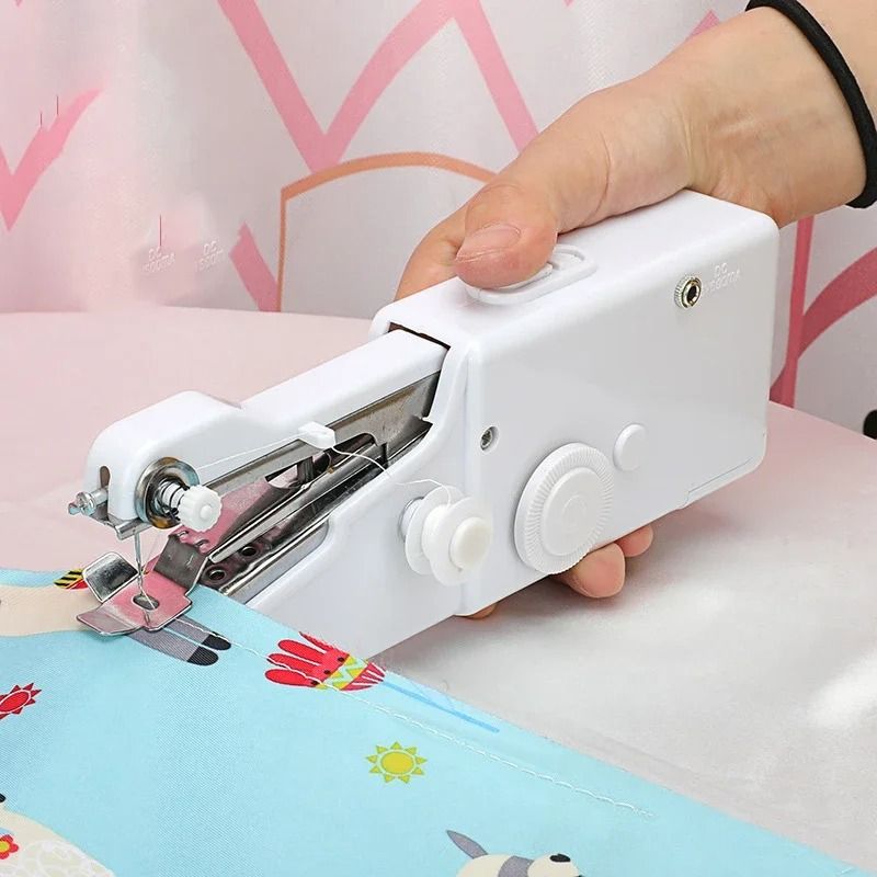 Portable Handheld Sewing Machine for Quick Repairs and DIY Crafts