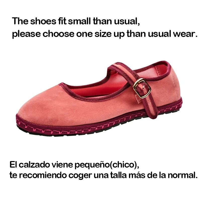 Women Velvet Cloth Ballet Flats Soft Loafers