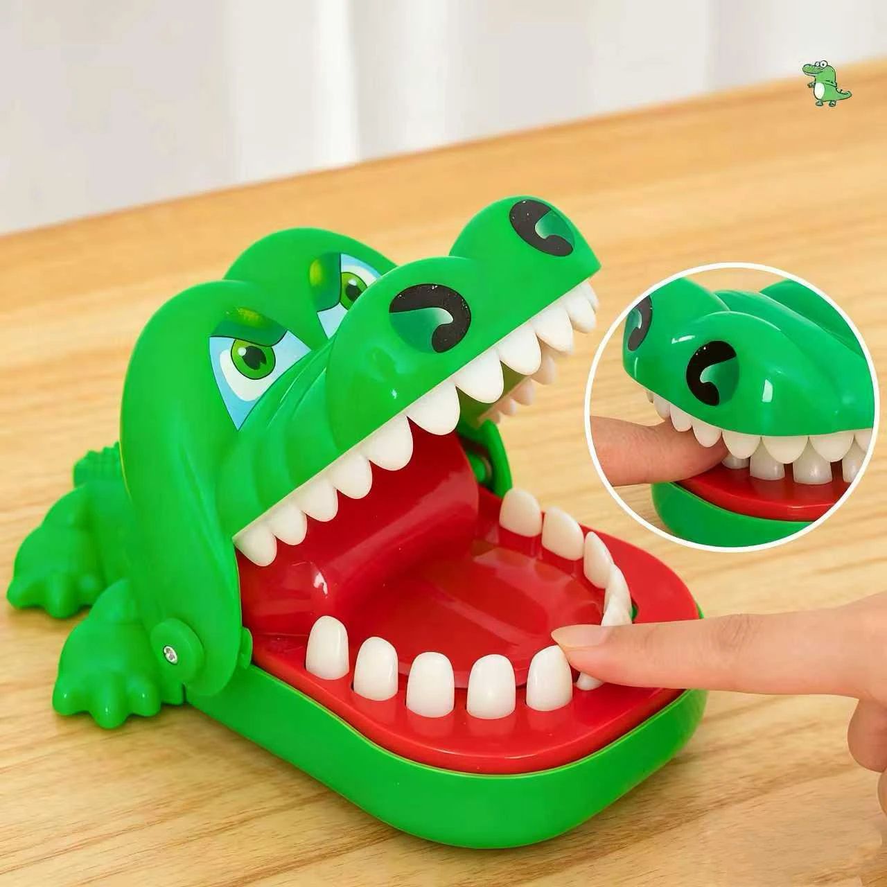 Snap-Smile Crocodile Dentist Game for Kids Reaction Fun