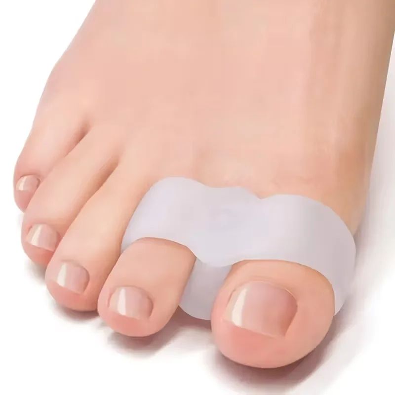 6 Pack Silicone Toe Separators Soft Durable Washable Reusable Toe Spacers for Comfort