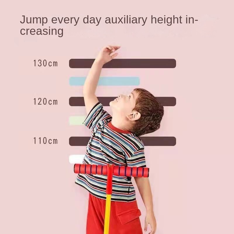 Kids Foam Pogo Jumper Stick Safe Indoor Outdoor Balance Training Toy for Active Play