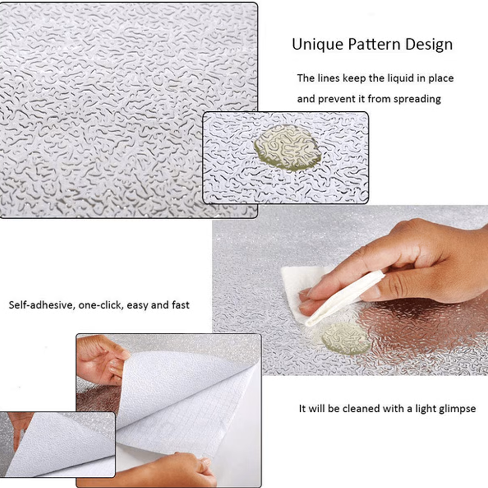 Oil Proof & Waterproof Self-Adhesive Kitchen Sticker