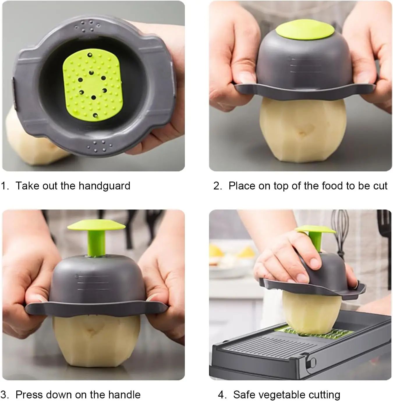16-in-1 Vegetable Chopper & Vegetable Slicer Dicer Set with Container and Interchangeable Blades