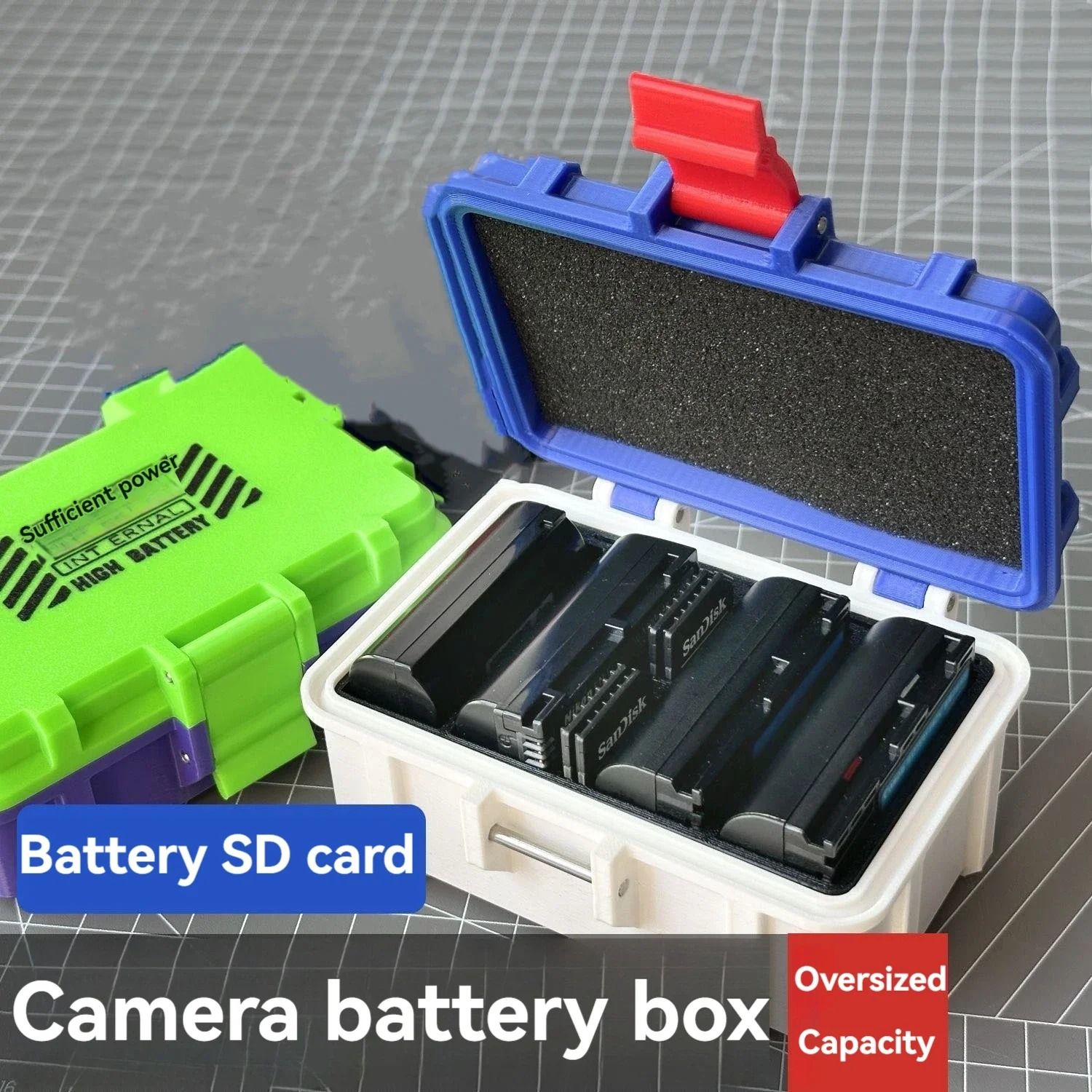 Moisture-Proof Camera Battery Storage Box DSLR Battery Protective Case