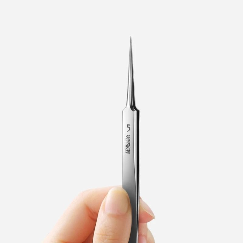 Precision Stainless Steel Blackhead and Acne Removal Tweezers