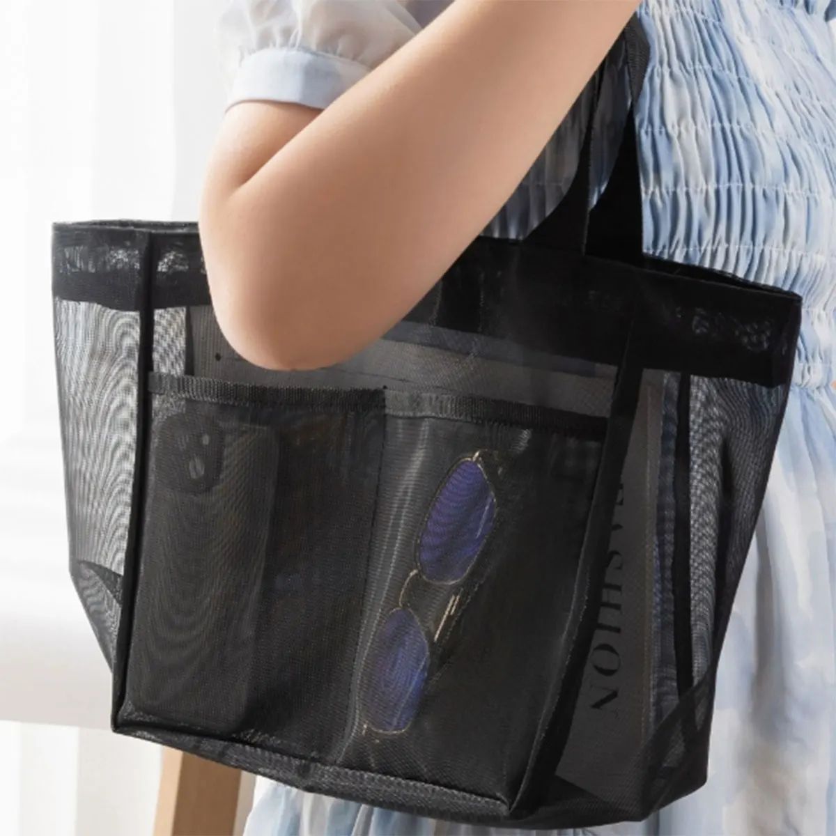 Large Capacity Insulated Lunch Bag – Vertical Cationic Thermal Food Tote with Handles, Leak-Resistant Meal Prep Cooler B