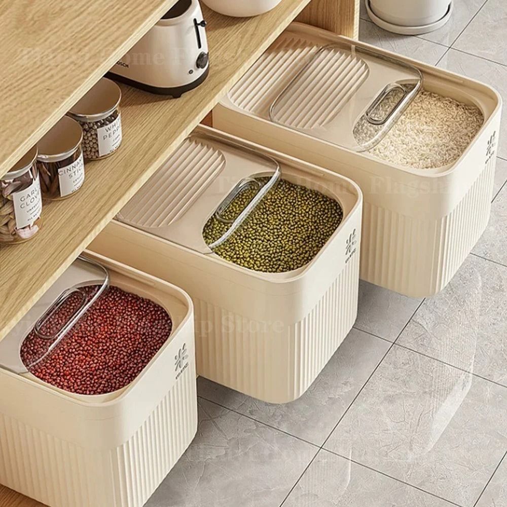 Nexus Vault | Airtight Grain Storage & Moisture-Proof Rice Container with Insect Guard