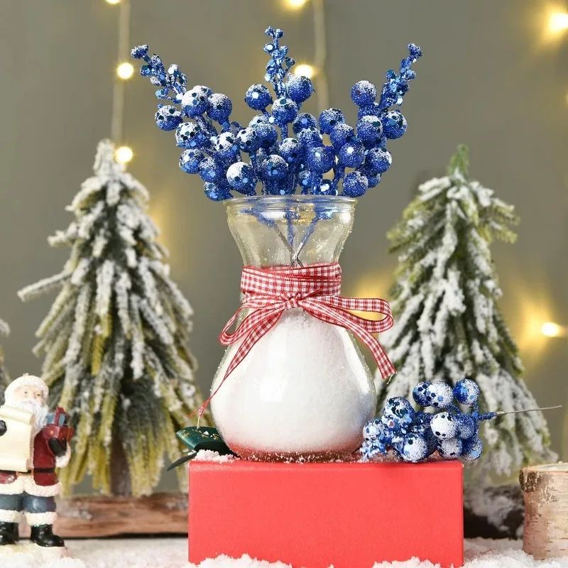 Artificial Red Snow Berry Bouquet Christmas Tree Decoration