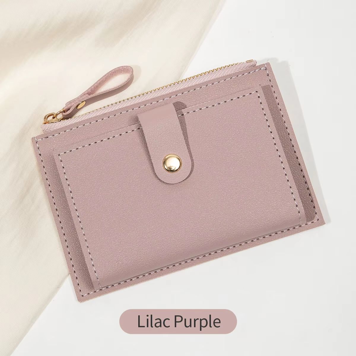 SlimChic Ultra-Thin PU Leather Mini Card Wallet