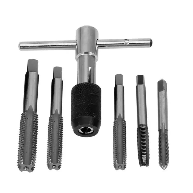 ProGrip 6-Piece Metric Tap and Wrench Set – Precision tap and die set M3–M8