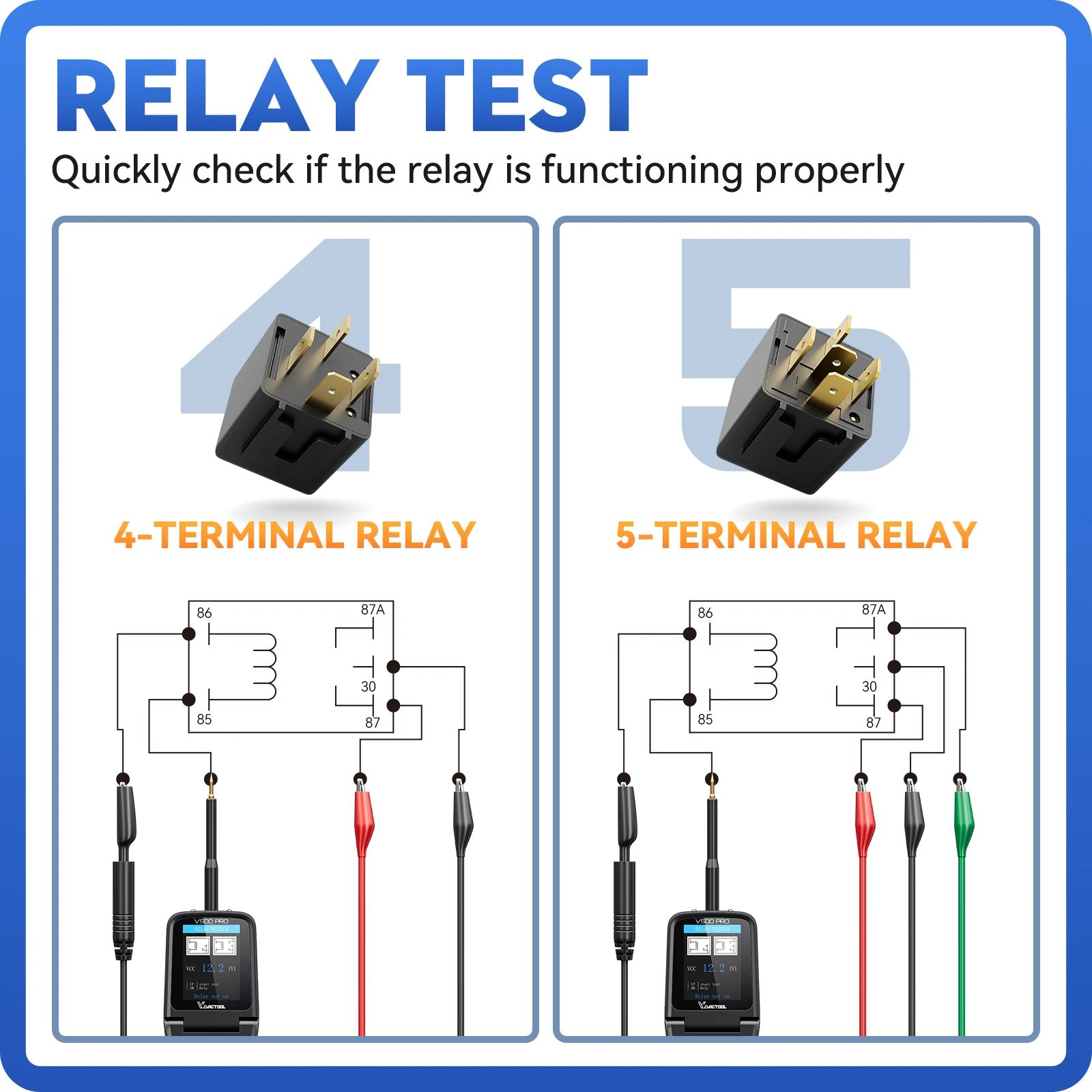 Automotive Power Circuit Probe Tester, Complete Electrical System Diagnostic Tool