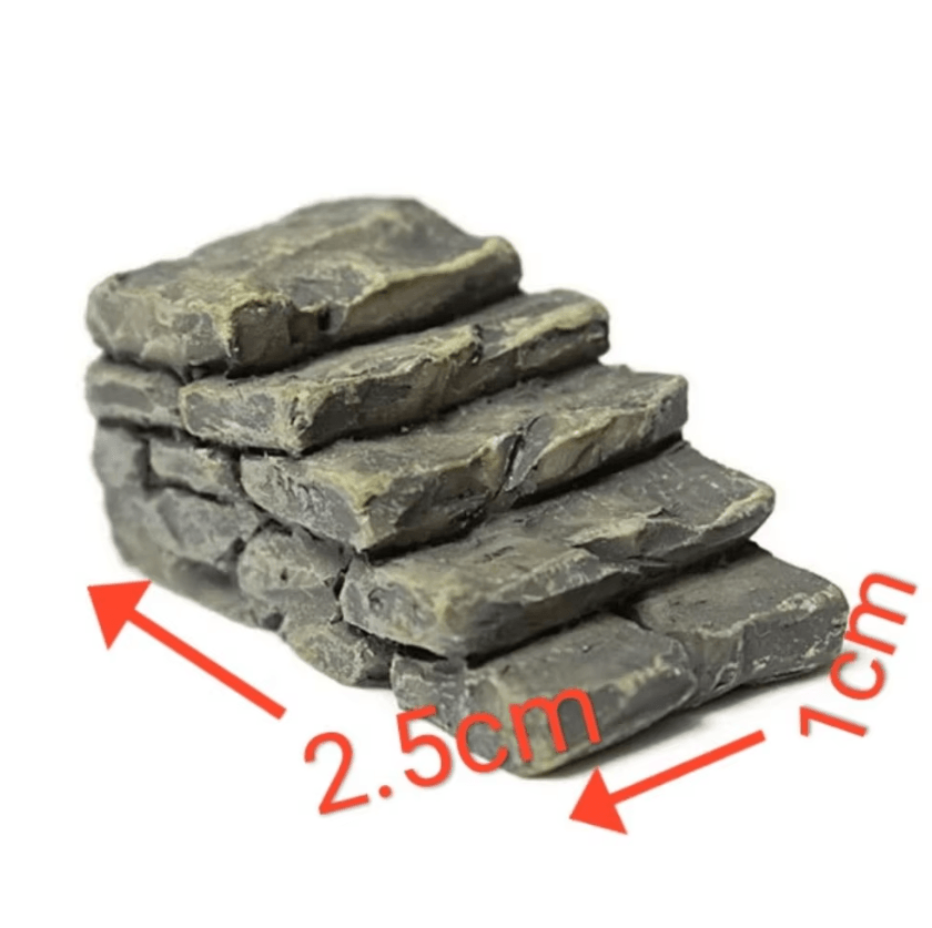 Mini Artificial Stone Steps – Fairy Garden Micro Landscape Decor