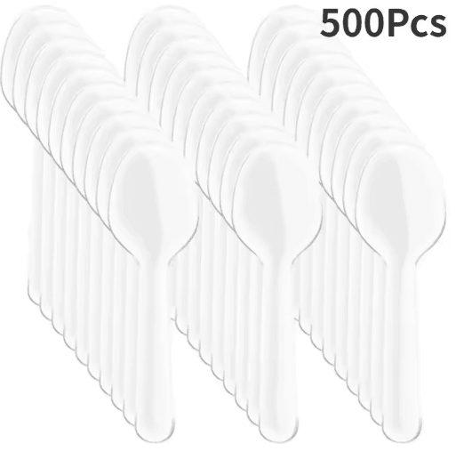 Disposable Mini Wooden Ice Cream Spoons 100 500 PCS Dessert Scoops for Parties Events