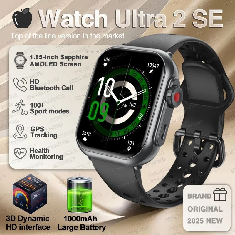 UltraSync AMOLED Smart Watch GPS Bluetooth Call Waterproof Fitness Watch
