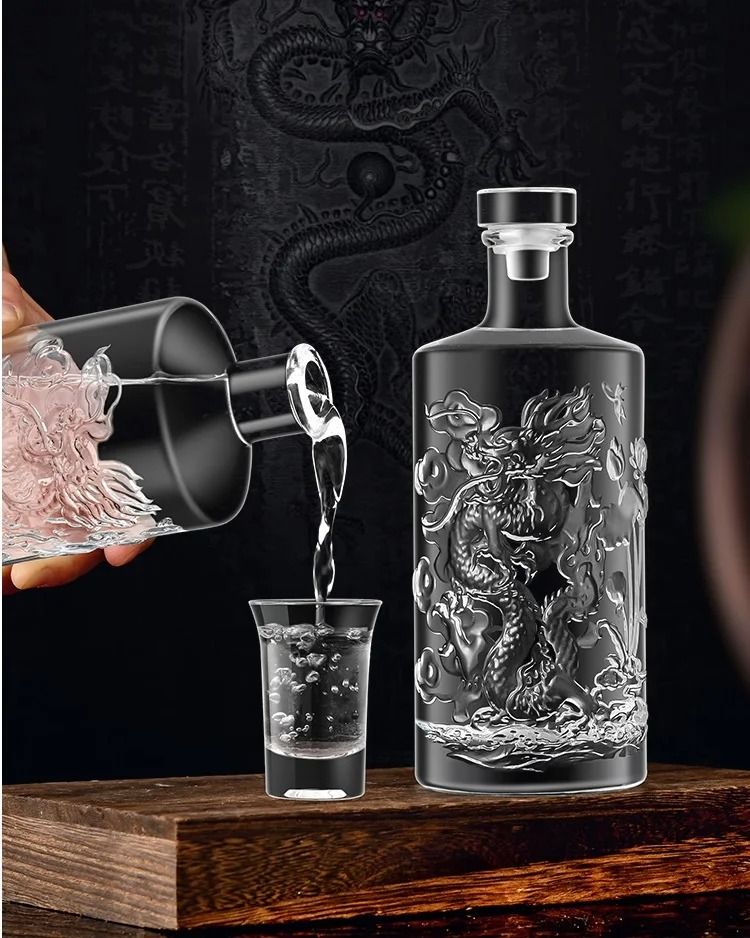 500ml Glass Water Bottle with Cover