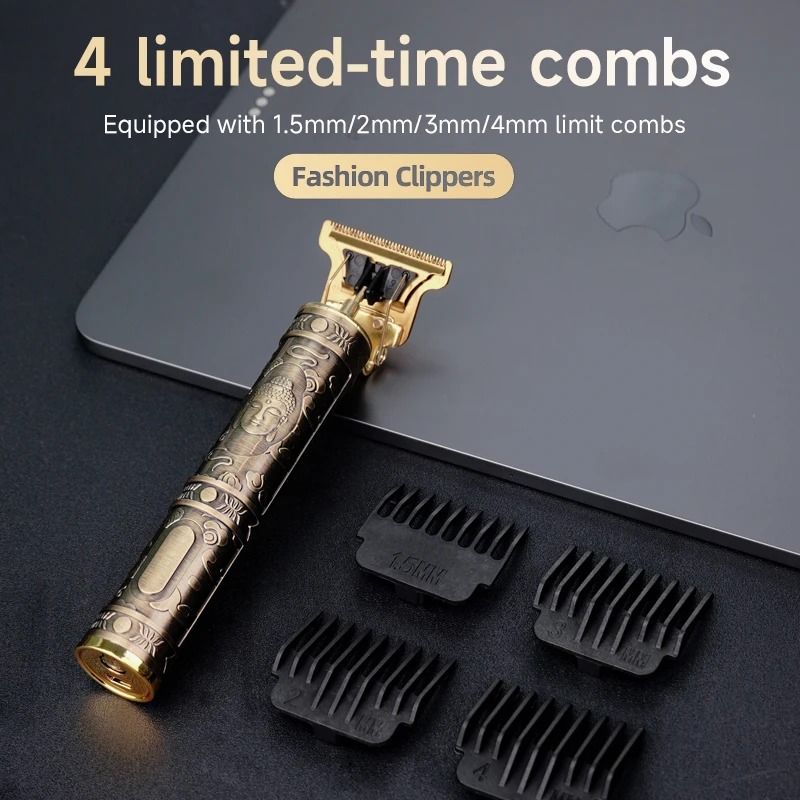 Professional Metal Body Hair Trimmer | Precision Stainless Steel Finishing Machine