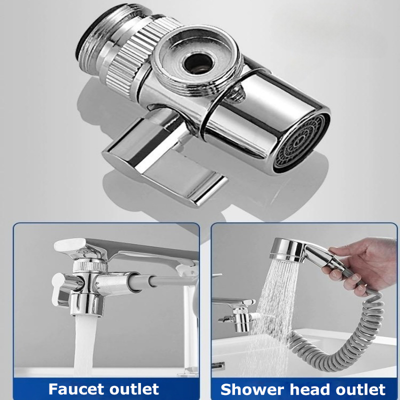 Bathroom Washbasin Pool Shampoo Shower Faucet External Shower Extender Hand Washing Shower Booster Nozzle Set