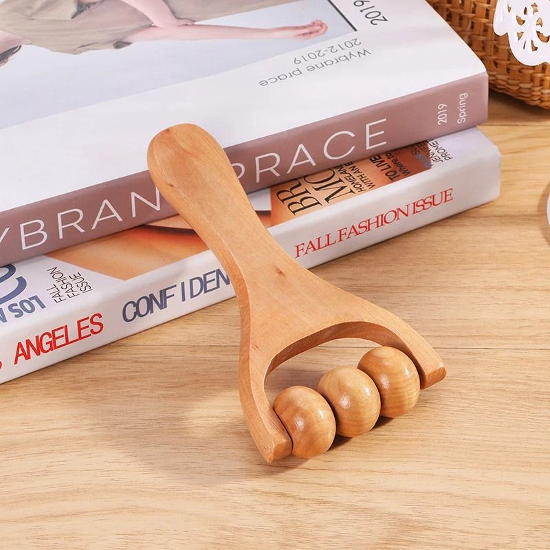 Wooden Roller Massager – Universal Handheld Relief Tool