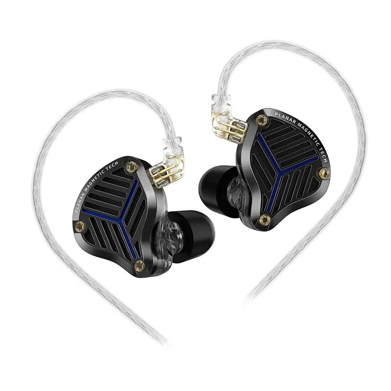 Wired In Ear Planar Driver Headphones with HiFi Bass and Clear Sound