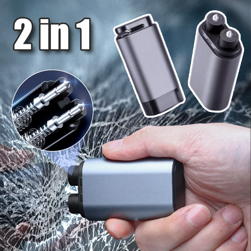 Car Emergency Escape Hammer with Window Breaker & Seat Belt Cutter
