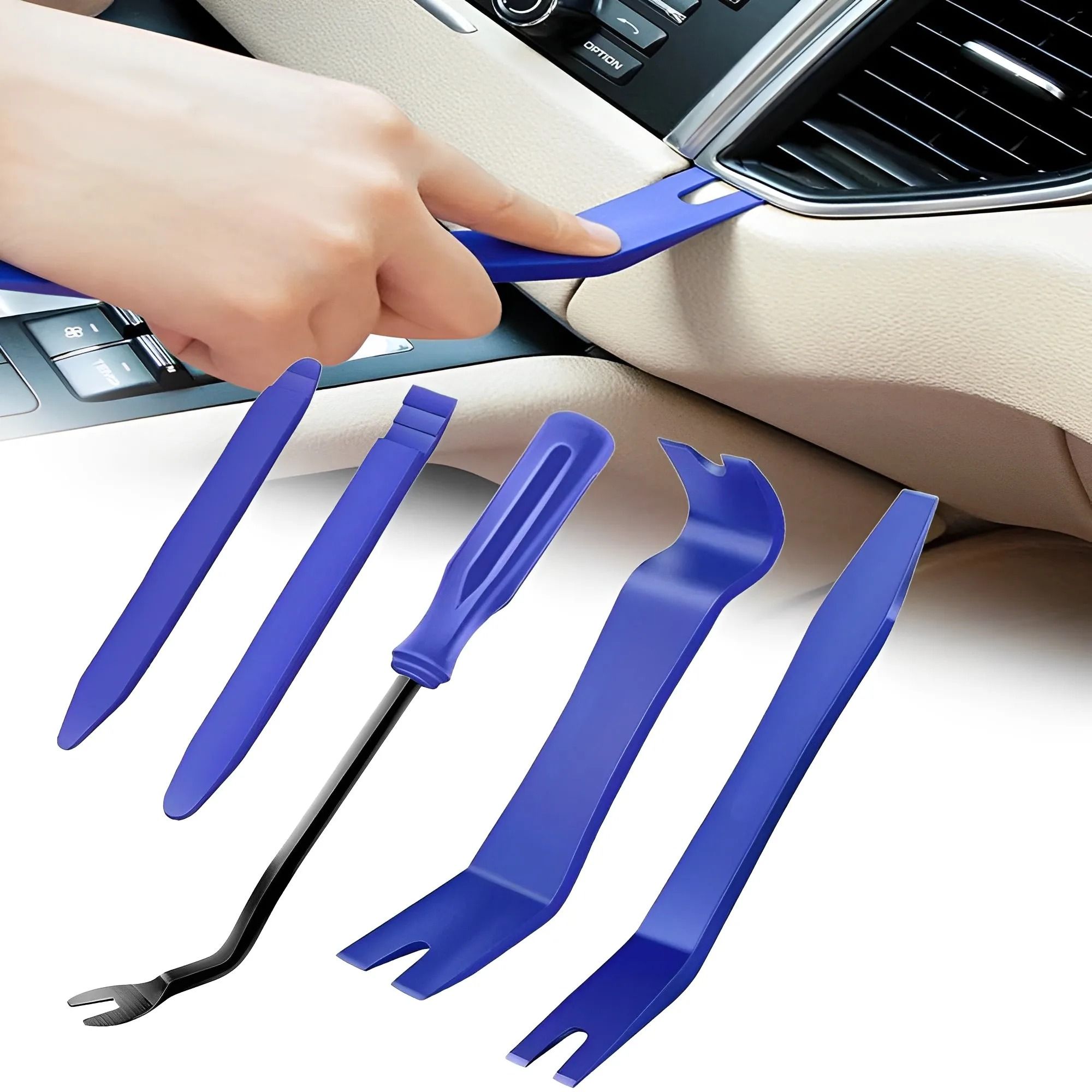 Car Disassembly Tool Kit Interior Trim Removal Tools for Stereo and Dashboard Repair