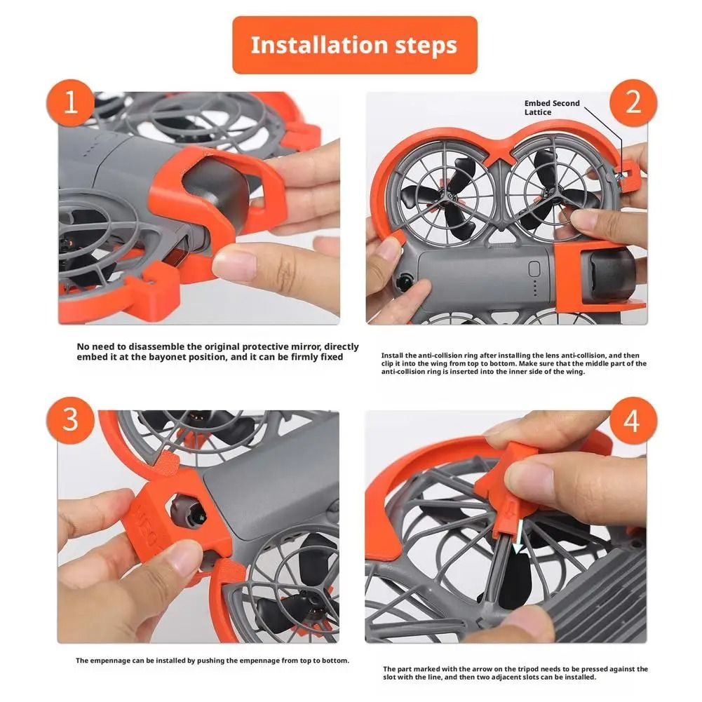 DJI NEO2 Propeller Guard Anti Collision Drone Propeller Protection Rings