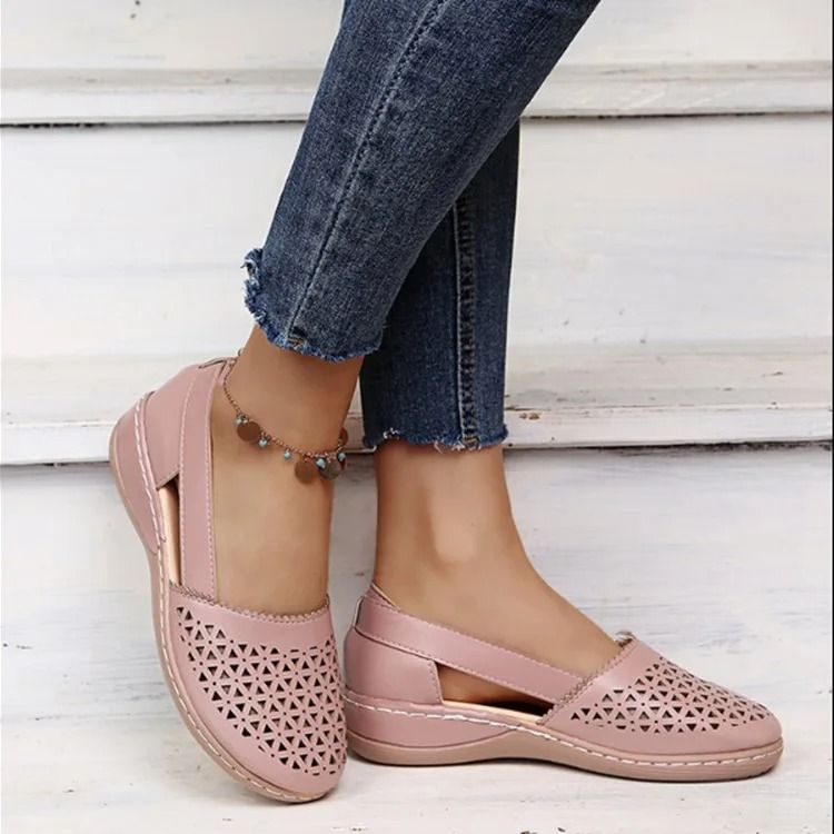 Womens Retro Mary Jane Flat Sandals