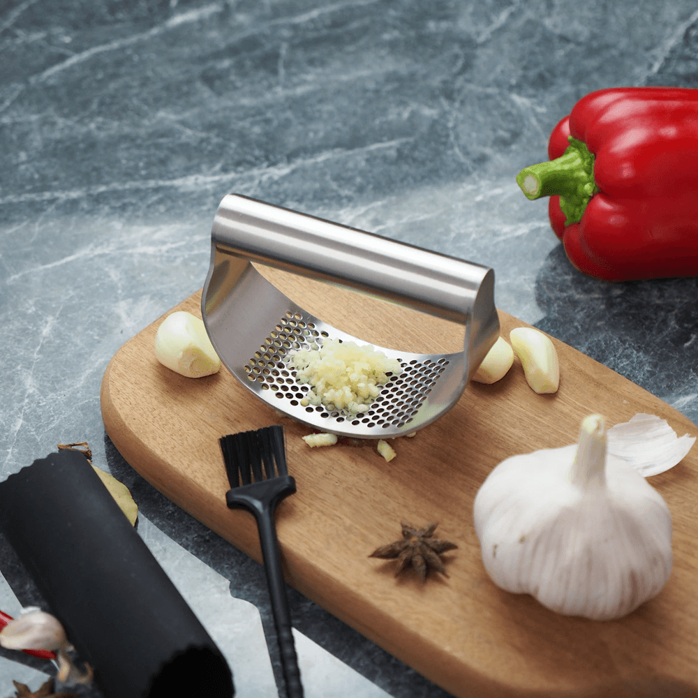 Magic Press Stainless Steel Garlic Press