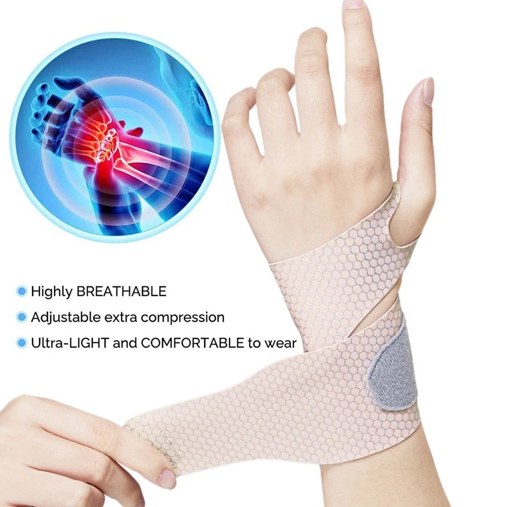 Slim Air Wrist Support Strap and Adjustable Wrap for Pain Relief and Fitness