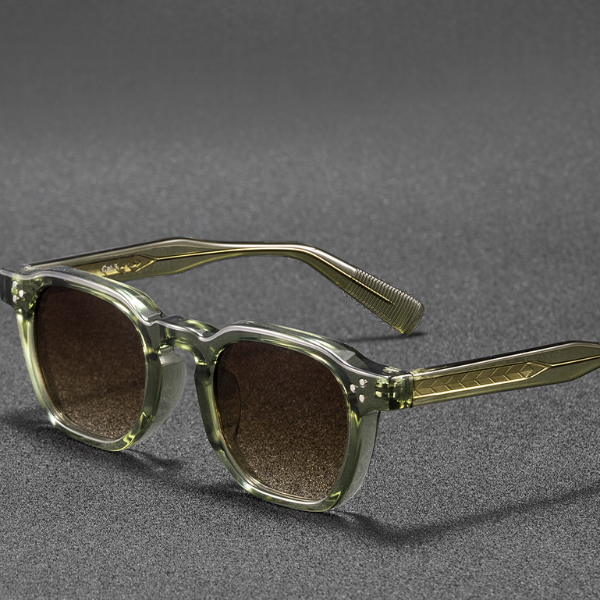 Retro Punk Square Sunglasses for Men & Women Personalized Small Frame Sun Glasses Travel, Party & Business Gift