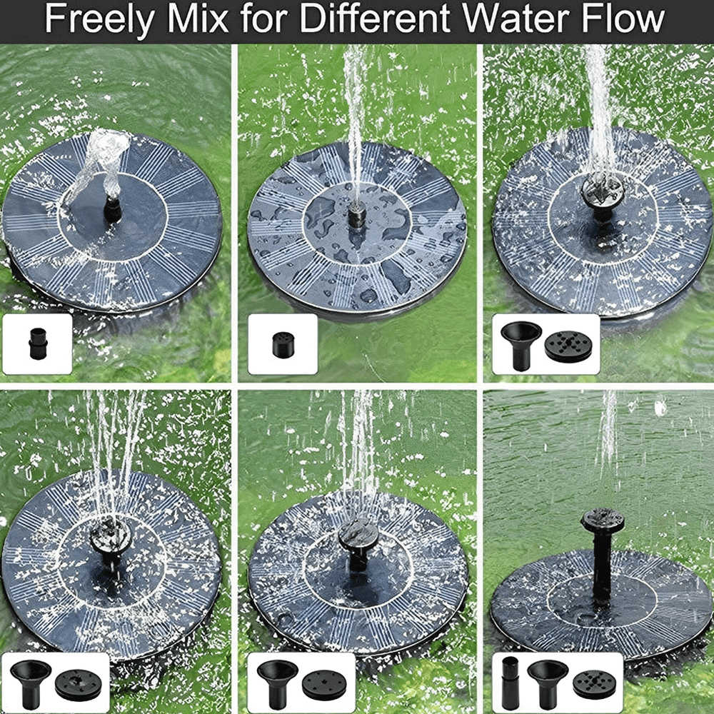 Solar Powered Garden Fountain