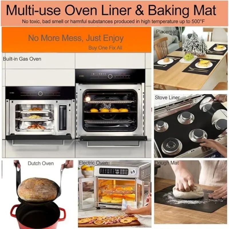 Reusable Grill and Oven Mat Set