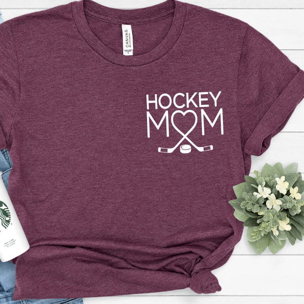 Hockey Mom Shirt – Sports Shirt for Moms, Perfect Mother's Day Gift for Hockey Moms
