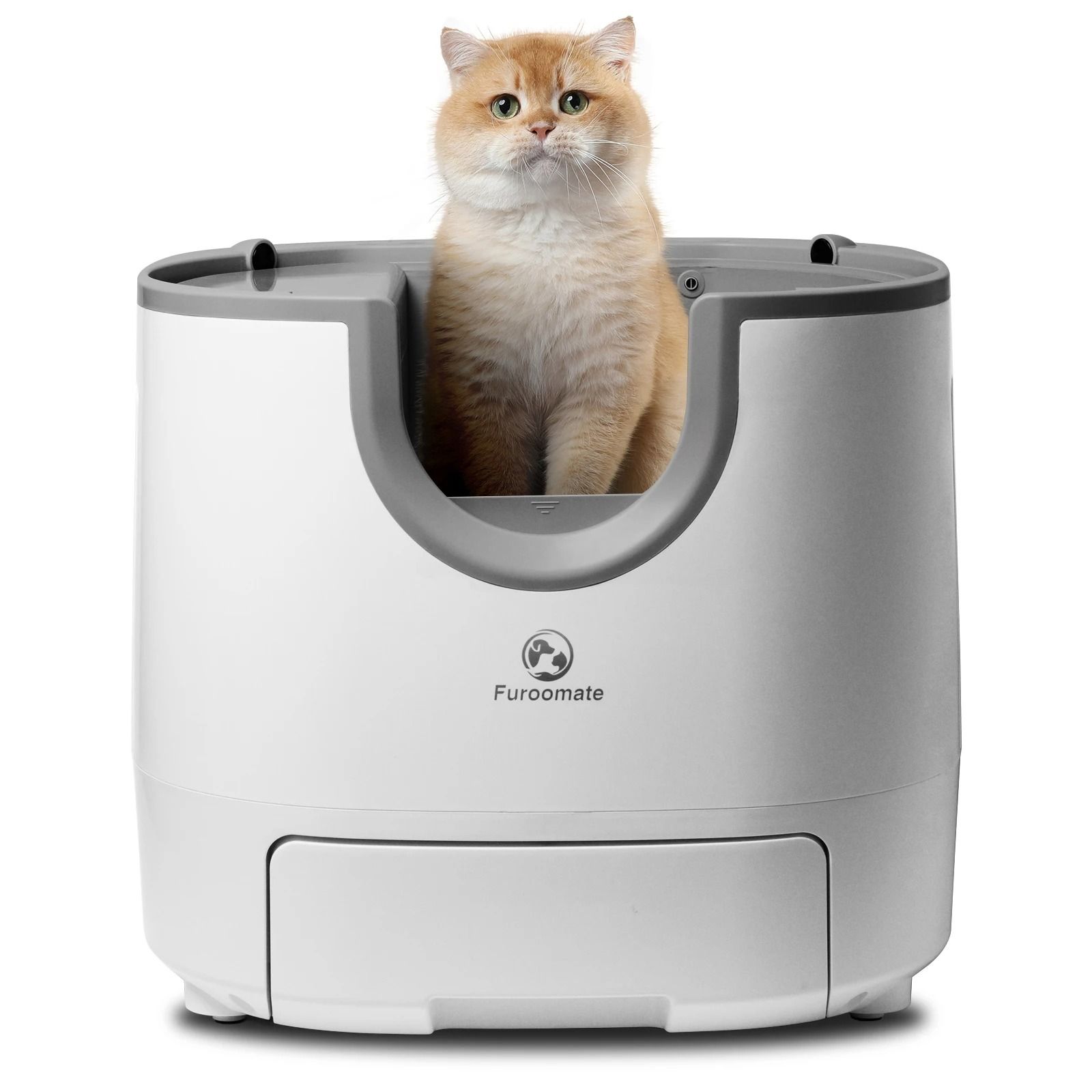 Automatic Open Top Self Cleaning Cat Litter Box with Advanced Safety Sensors
